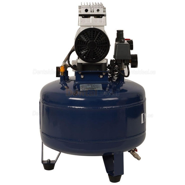 Dynamic DA7001 0.75KW/1HP Dental Oil Free Silent Air Compressor 30L Tank
